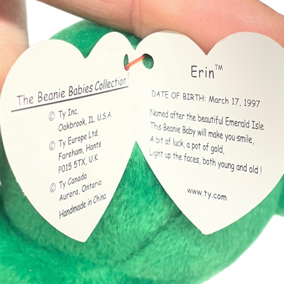 The Beanie Babies
Collection® Bear Trio - Tan, Green, and Blue - Picture 11 of 12